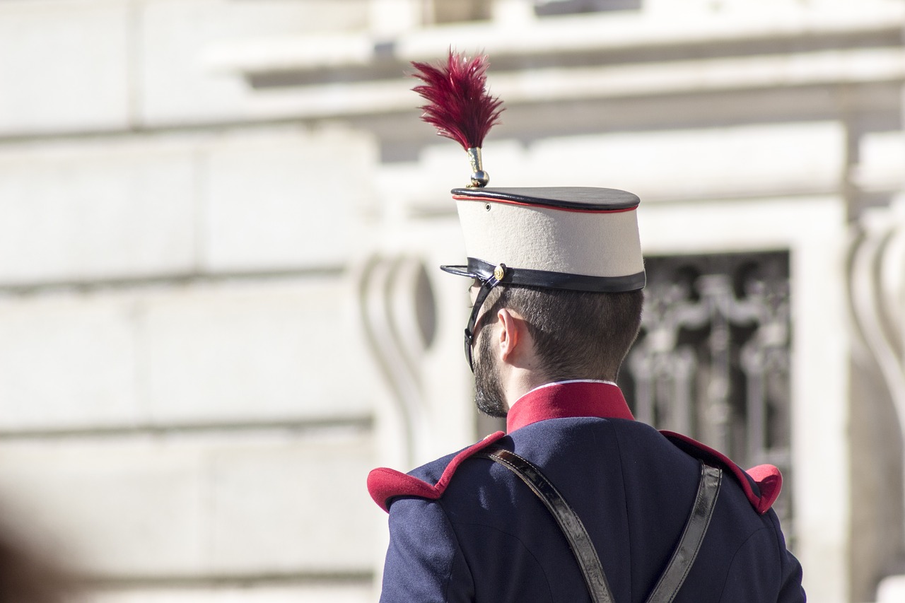 royal guard music band madrid free photo