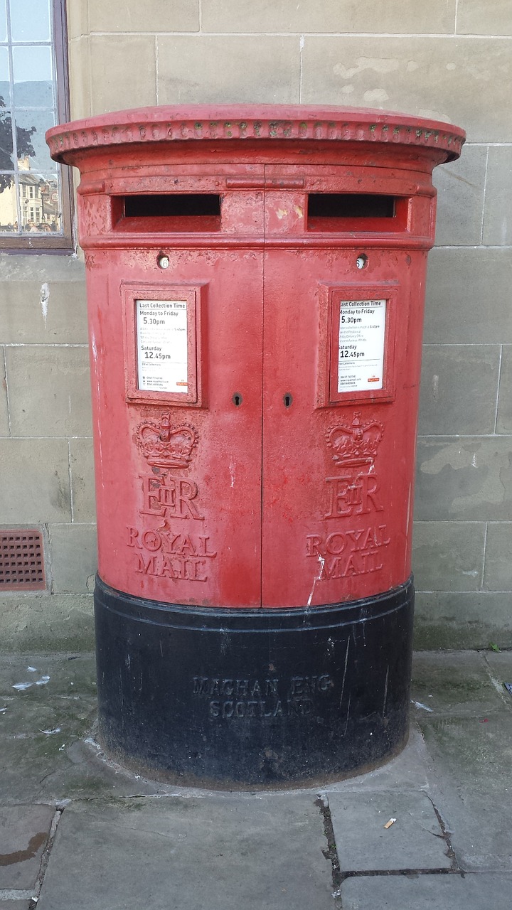 royal mail mailbox british free photo