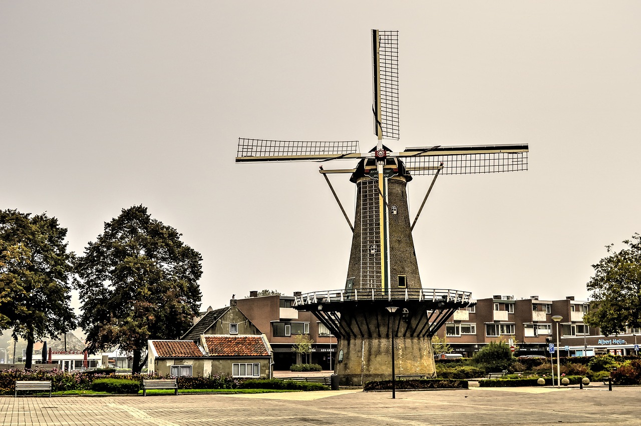 rozenburg mill molenweg free photo