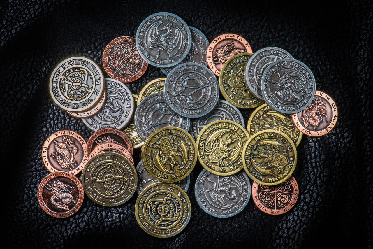 rpg coins larp coins token coins free photo