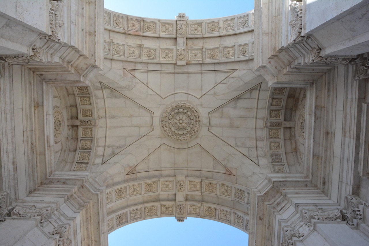 rua augusta arco rua augusta lisboa free photo