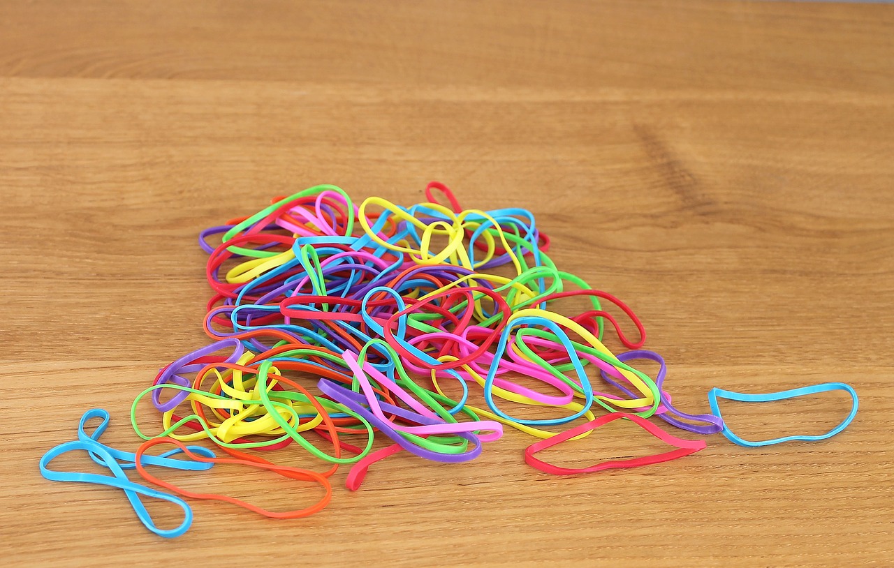 Rubber band,rubber bands,colors,colored rubber bands,office supplies ...