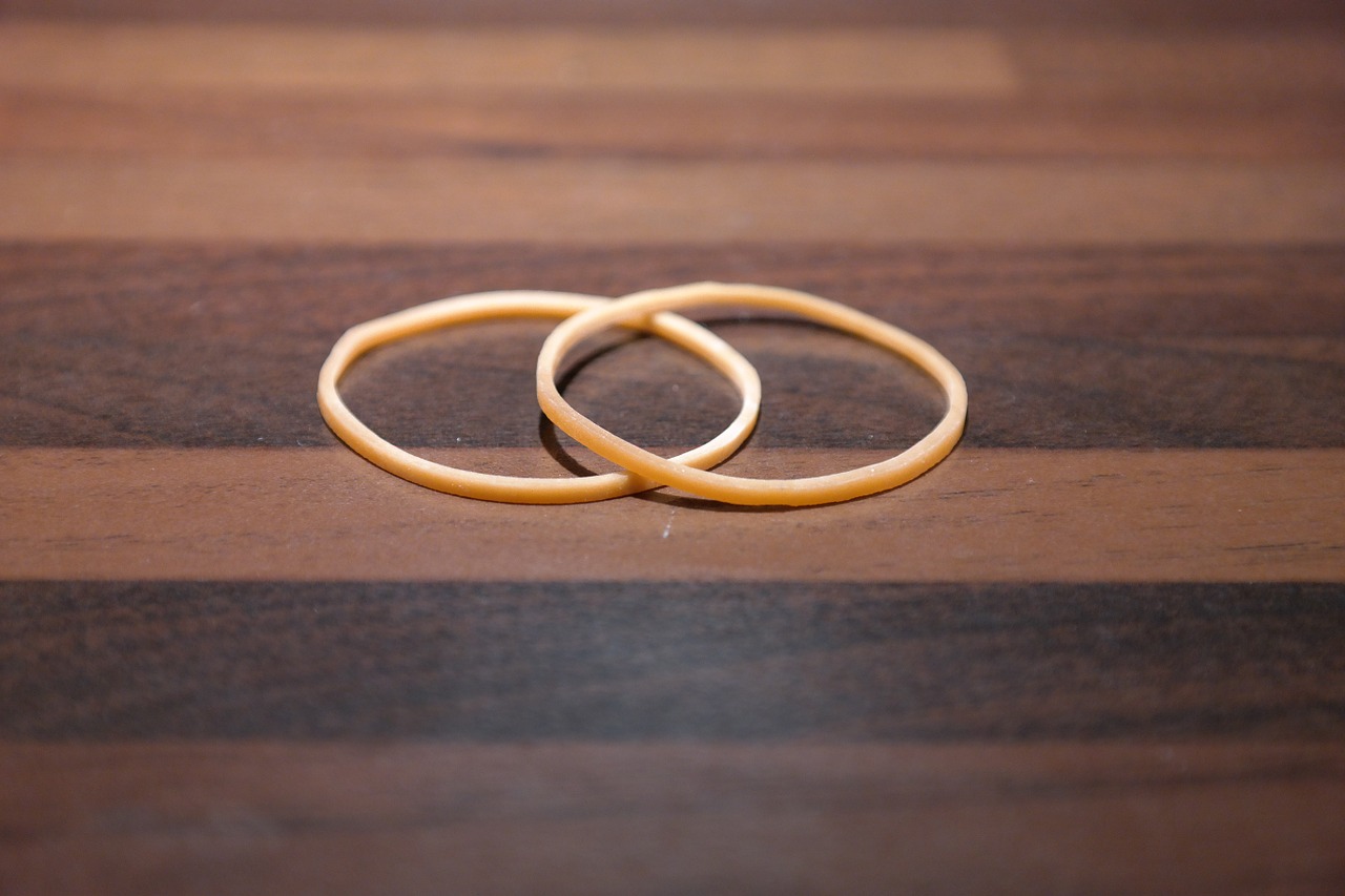 rubber bands rubber rings rubber free photo