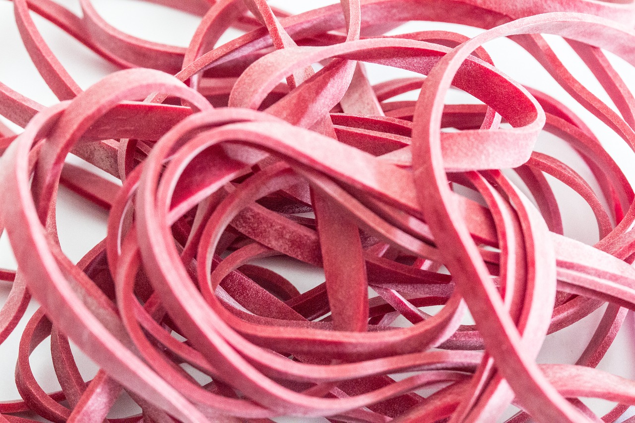 rubber bands elastic rings free photo
