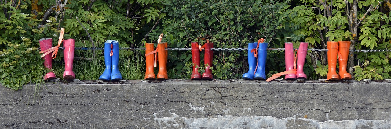 rubber boots shoes boots free photo