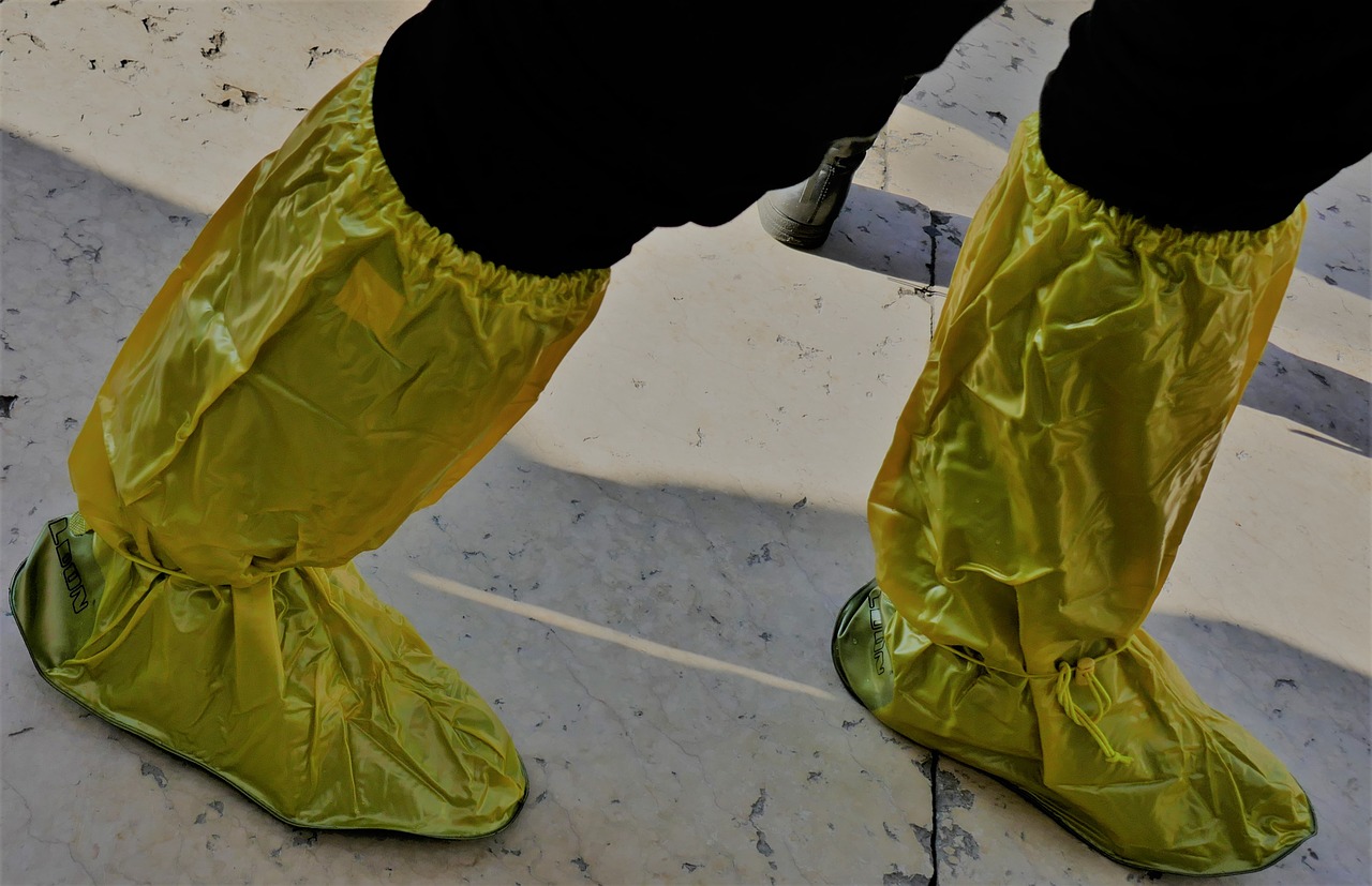 rubber boots overshoes rain shoes free photo
