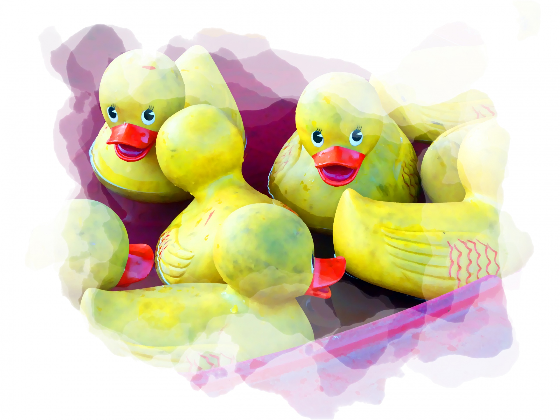 rubber duck rubber ducks yellow free photo