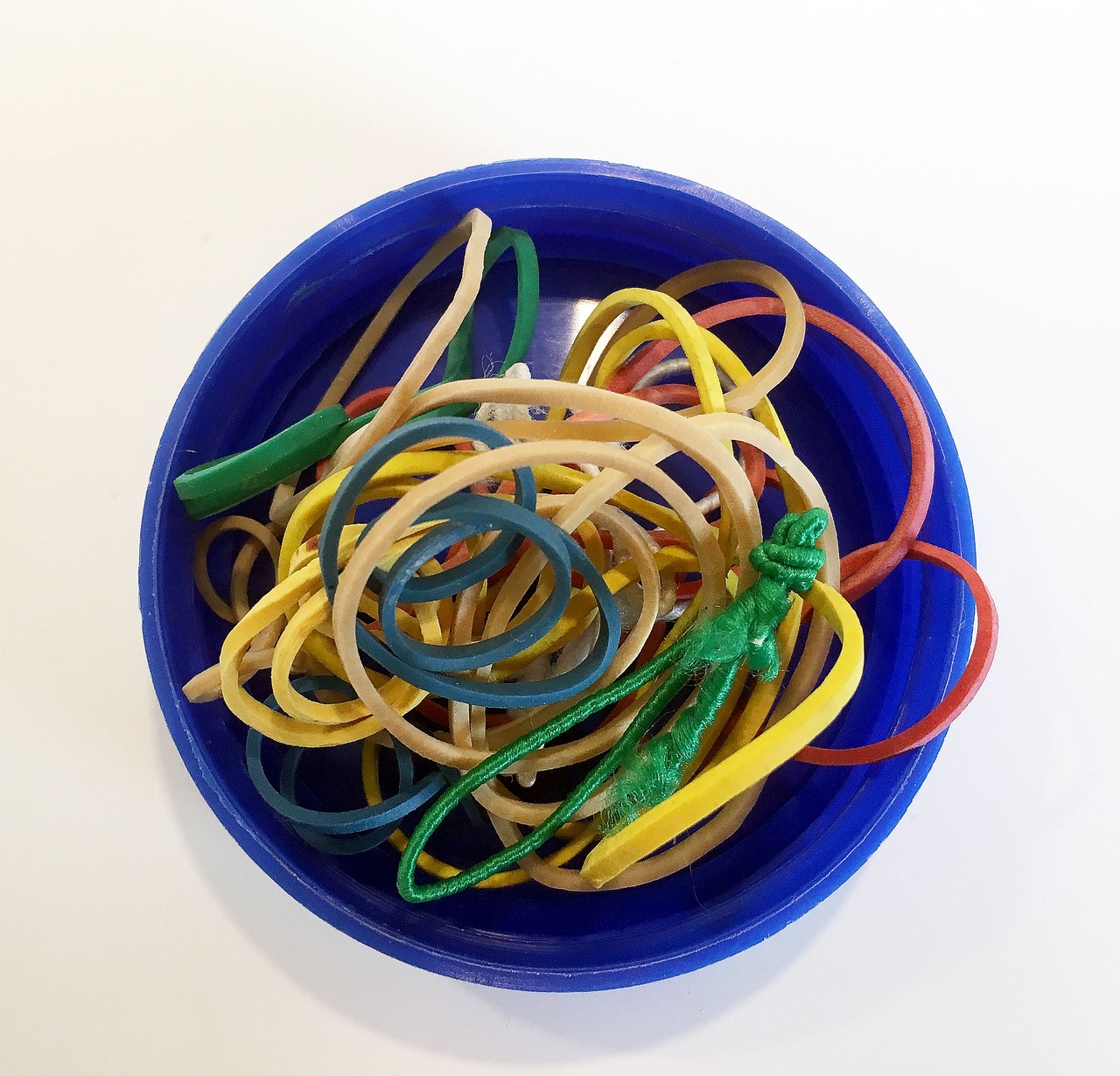 rubber rings rubber bands office free photo