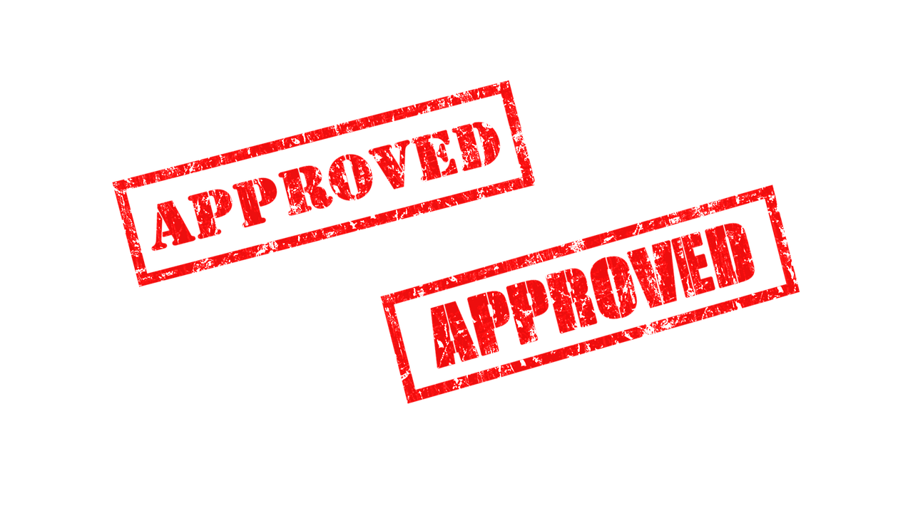 rubber stamp approved approved stamp free photo
