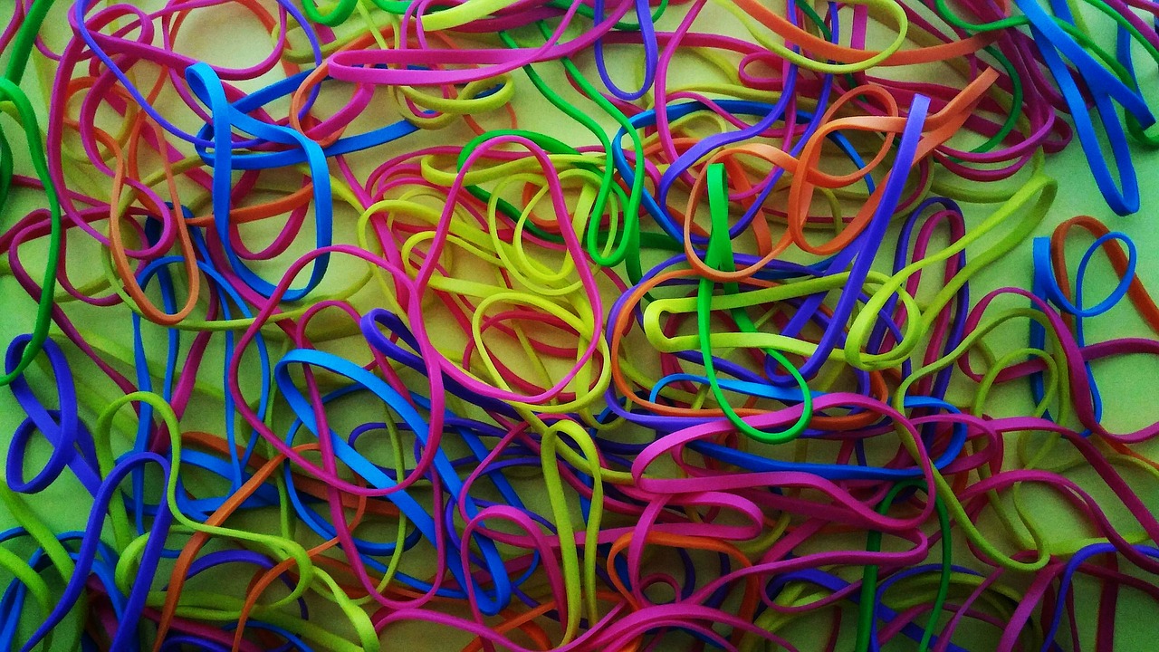 rubberbands  background  texture free photo