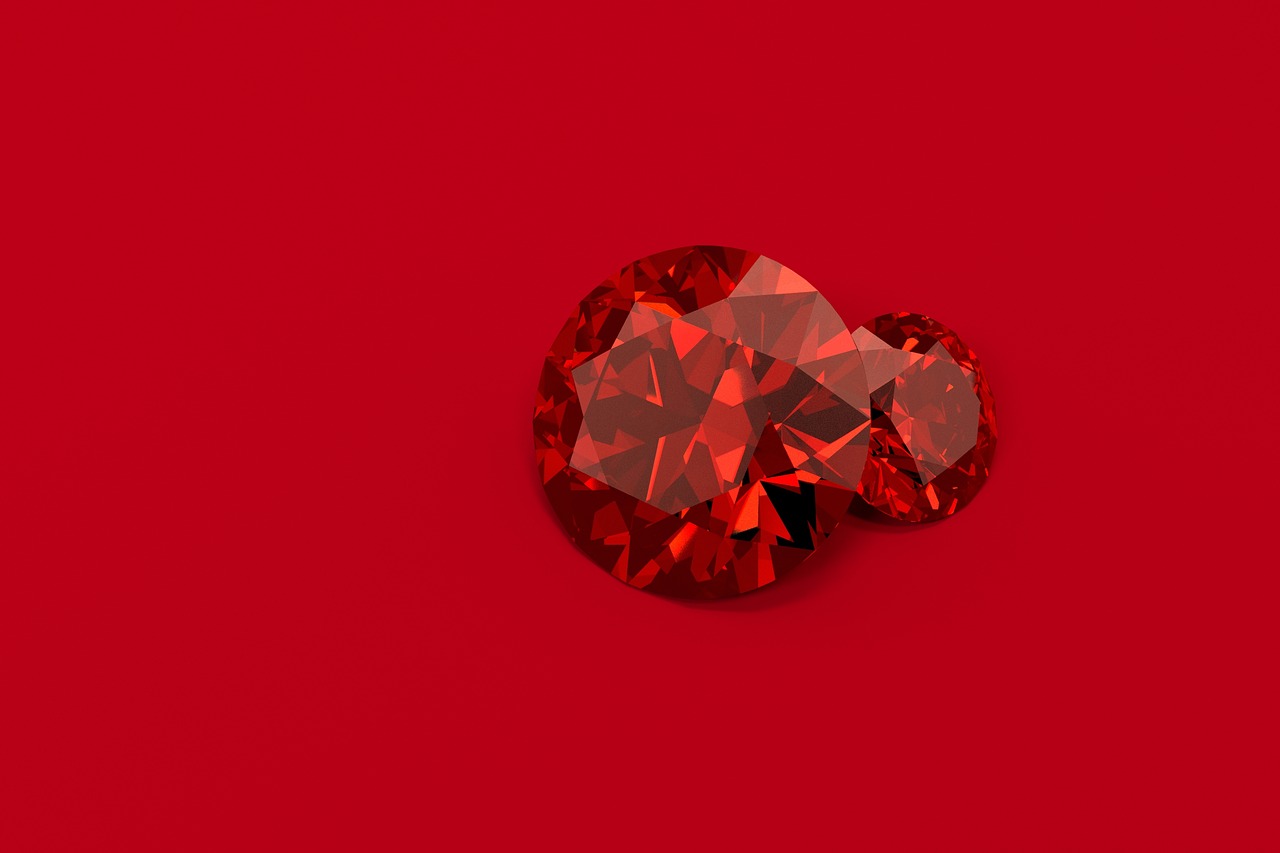 rubies diamonds gemstone free photo