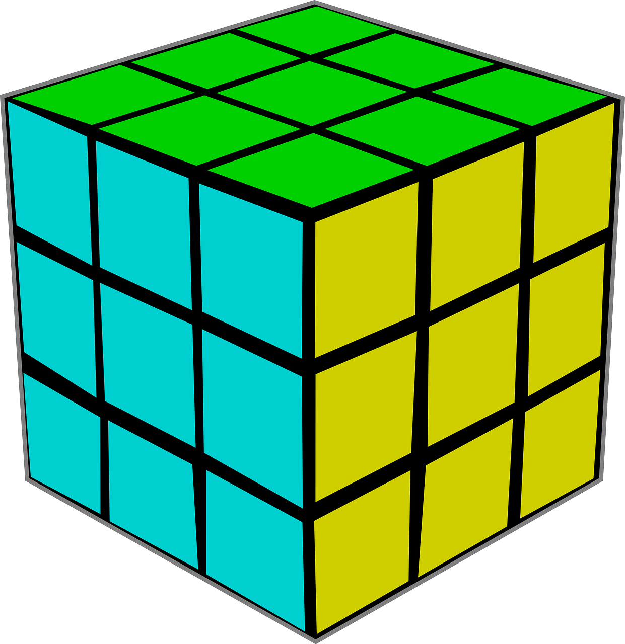 rubik's cube puzzle color free photo