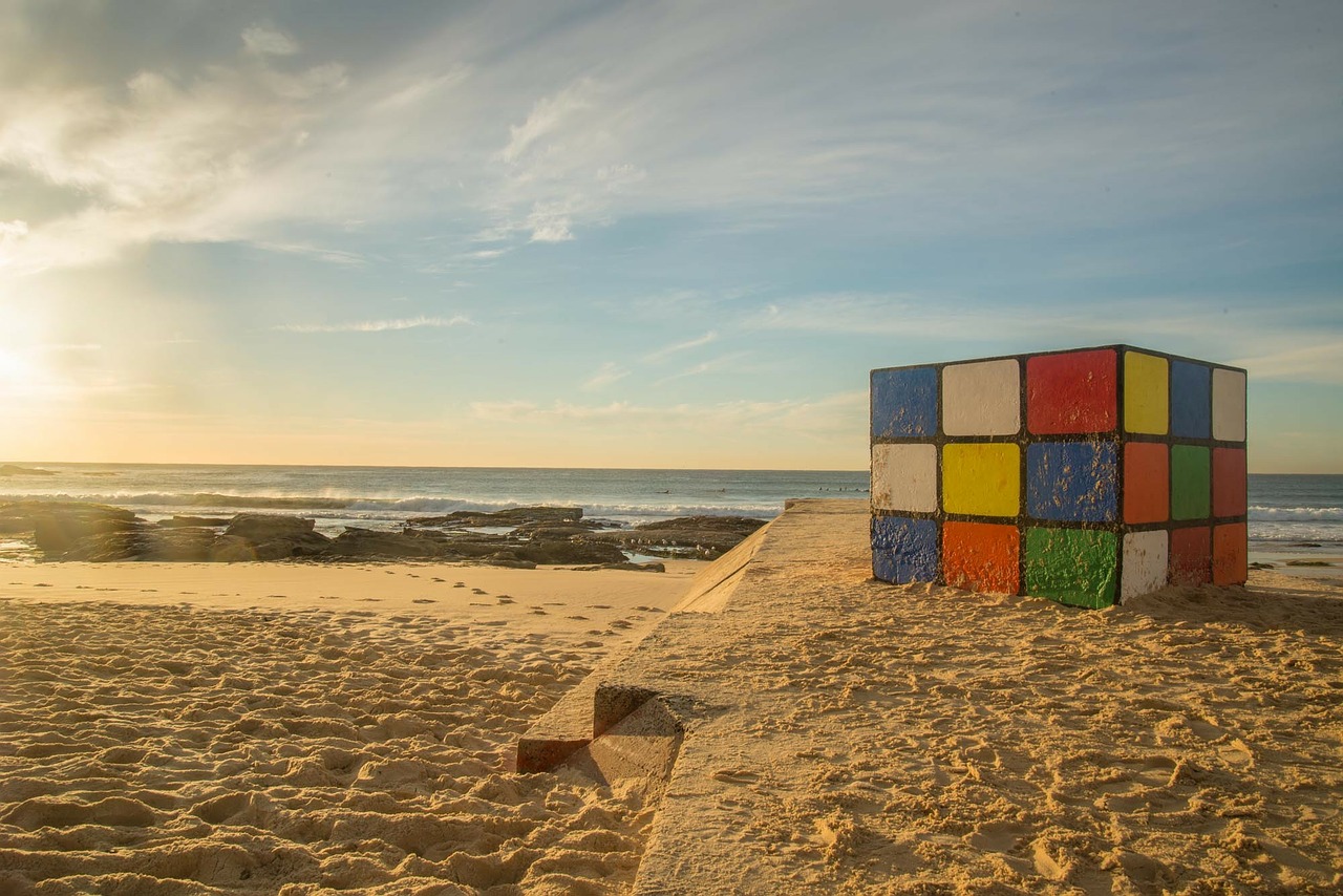 rubik's cube maroubra sydney free photo