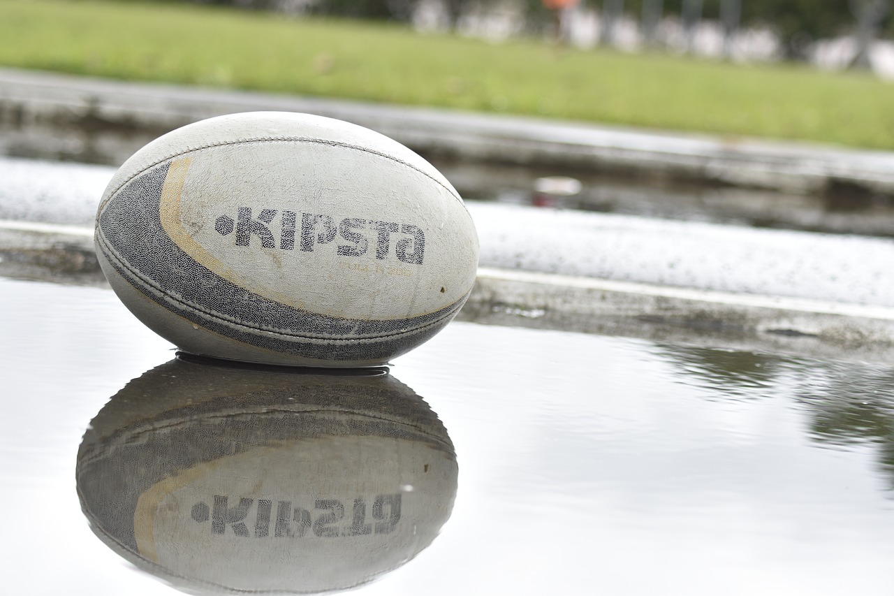 rugby ball water free photo