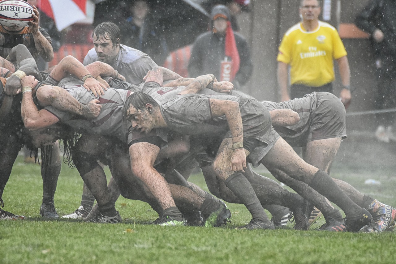 rugby  mud  college free photo