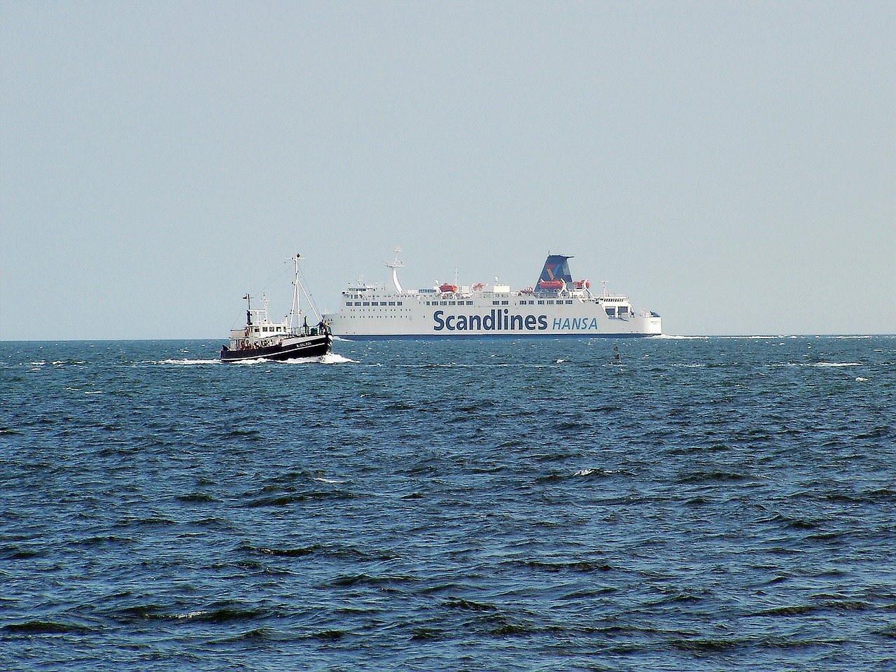 rügen island ferry ships free photo