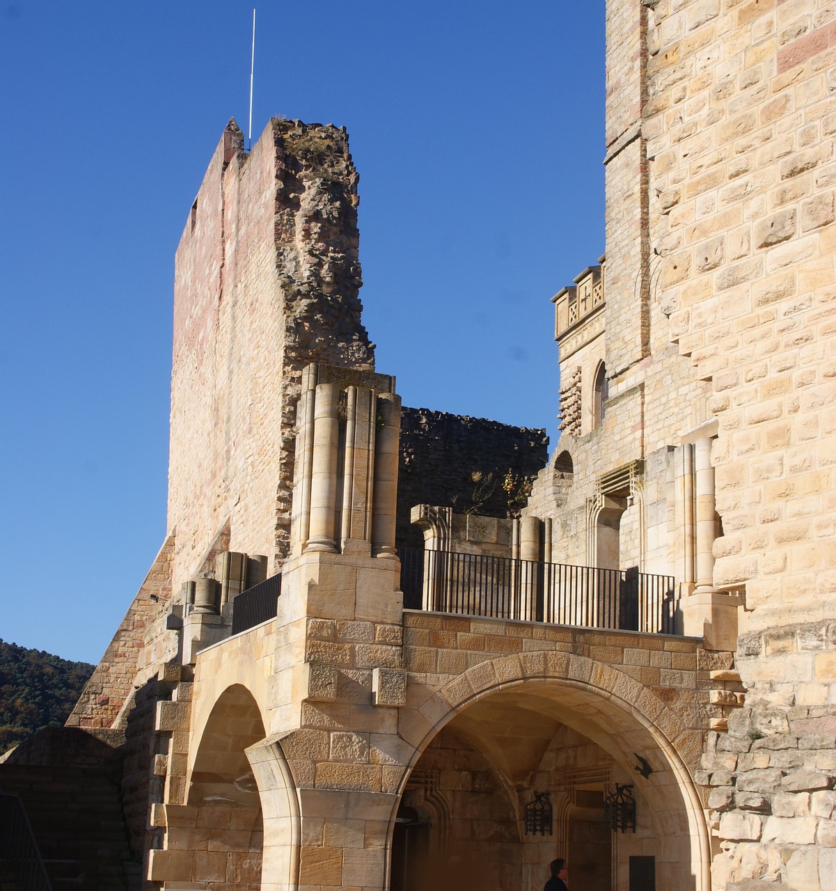 ruin masonry palatinate free photo