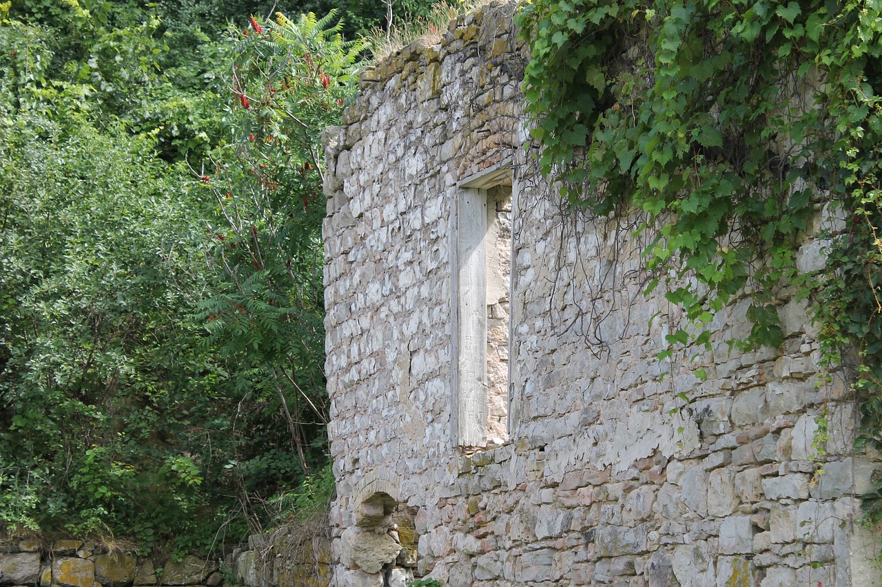 ruins lime kiln stonework free photo
