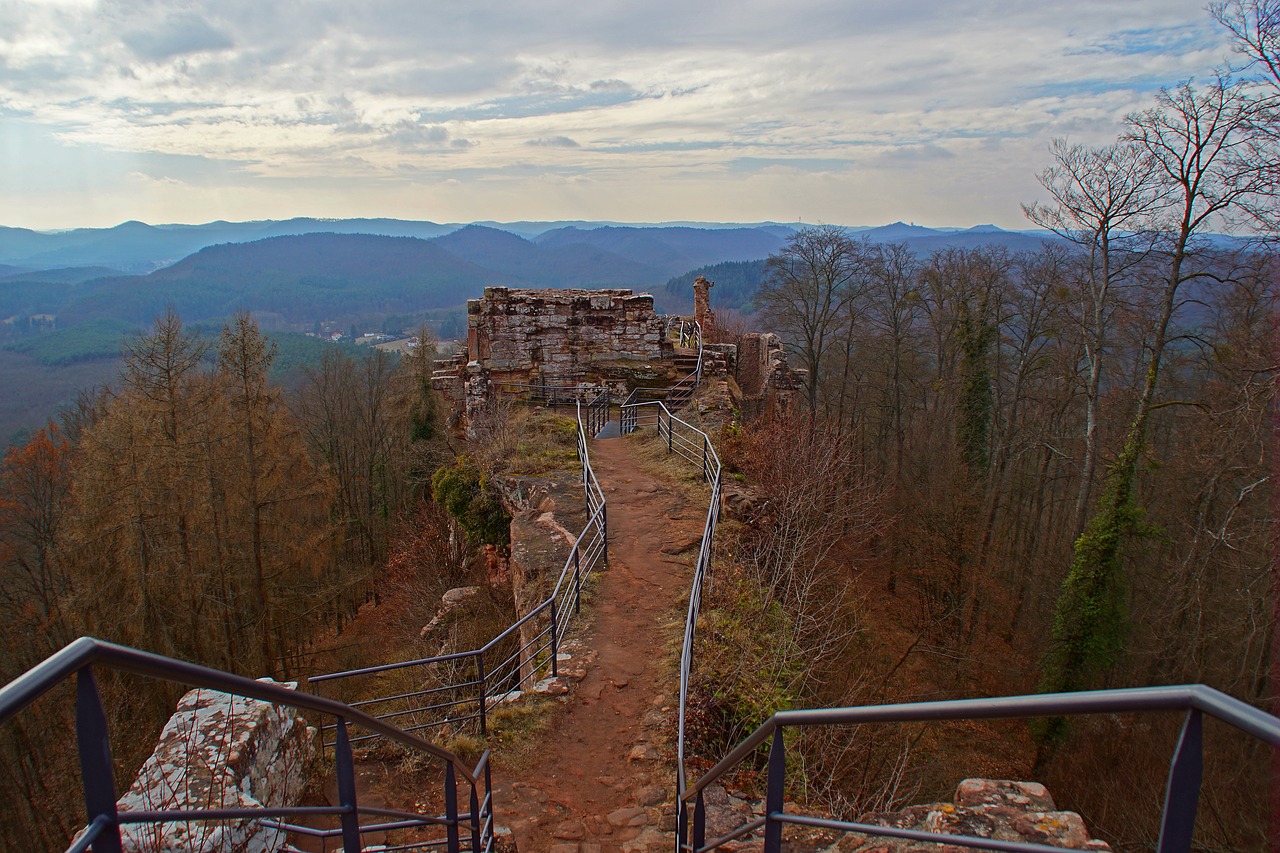 ruin castle sandstone free photo