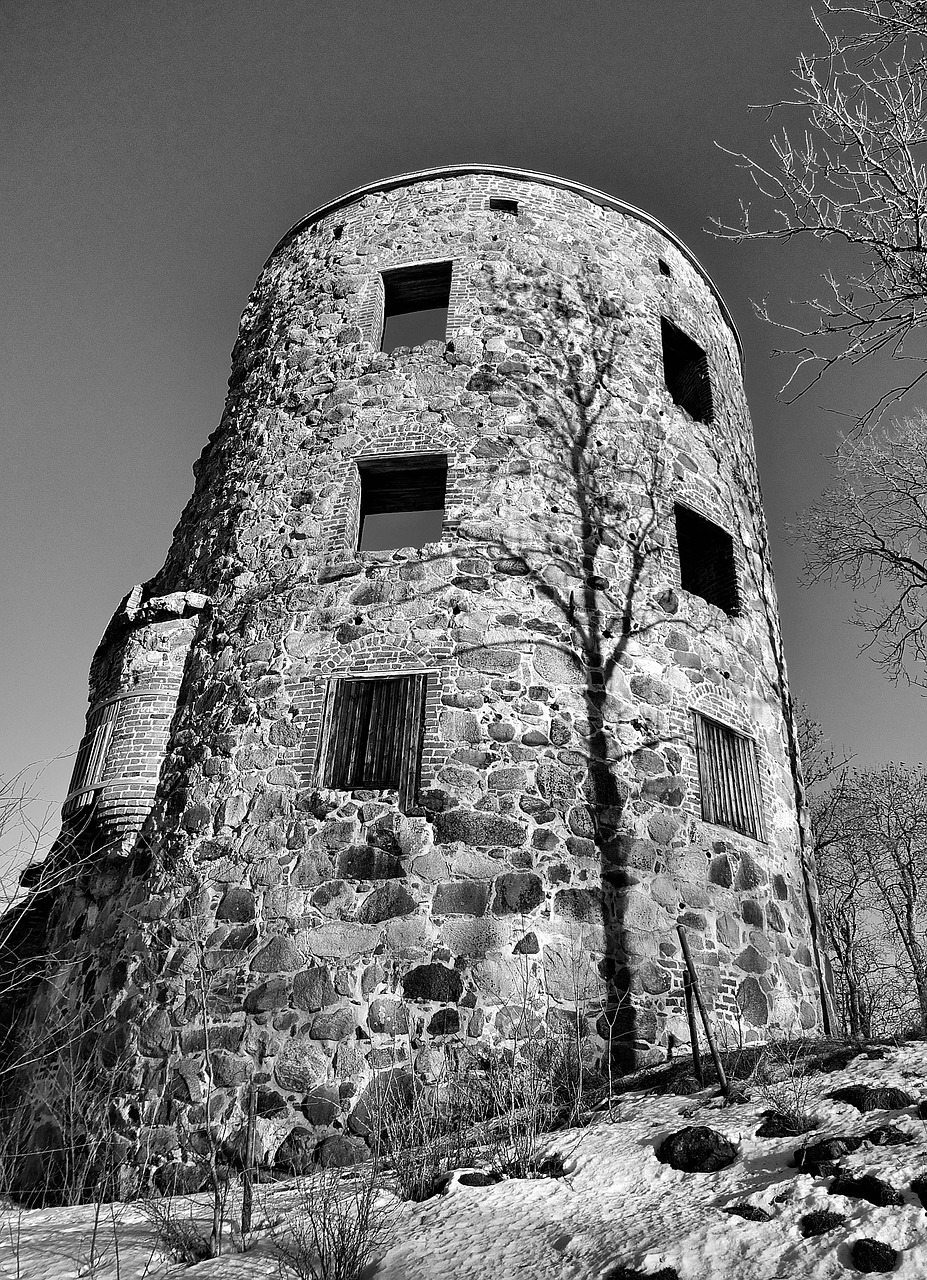 ruin castle architecture free photo