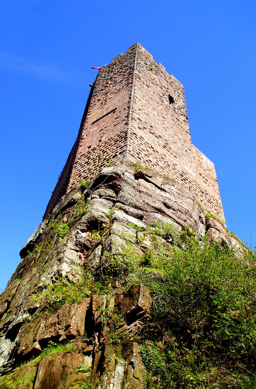 ruin castle france free photo