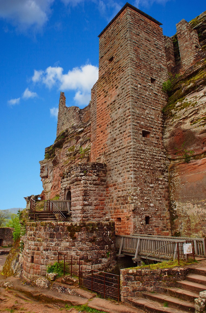 ruin castle france free photo
