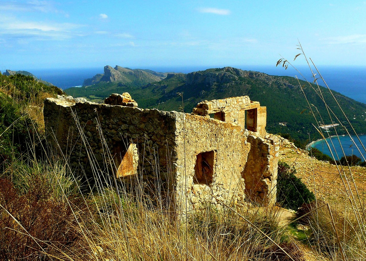 ruin landscape holiday free photo