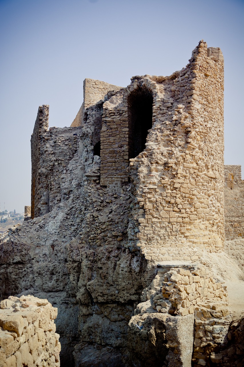 ruin  castle  dar-el-bahar free photo