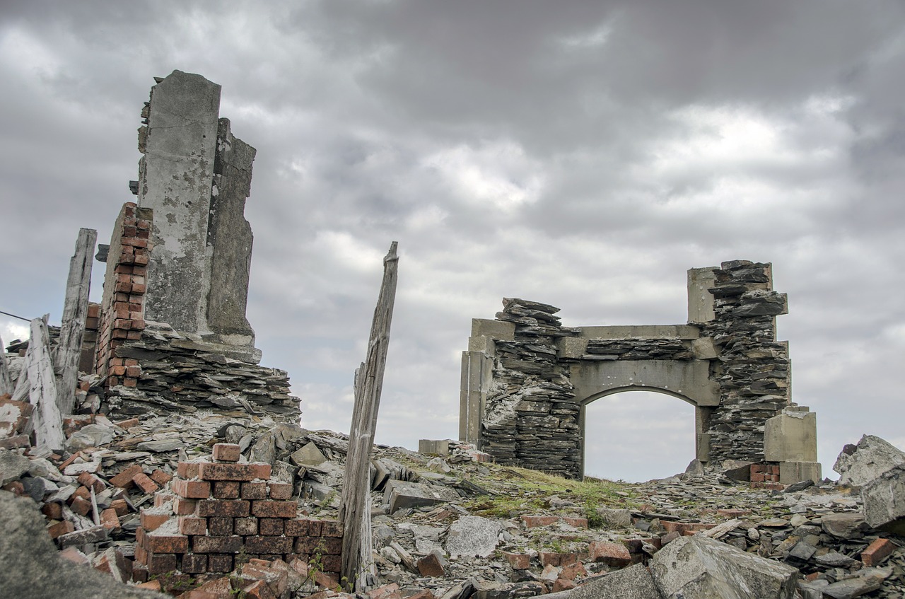 ruin old building free photo