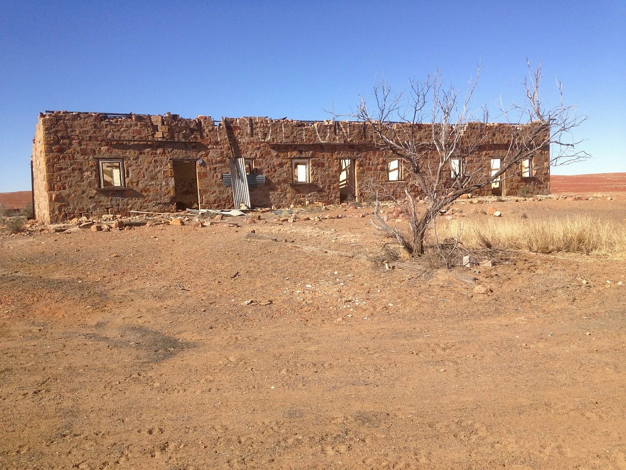 ruin outback australia free photo