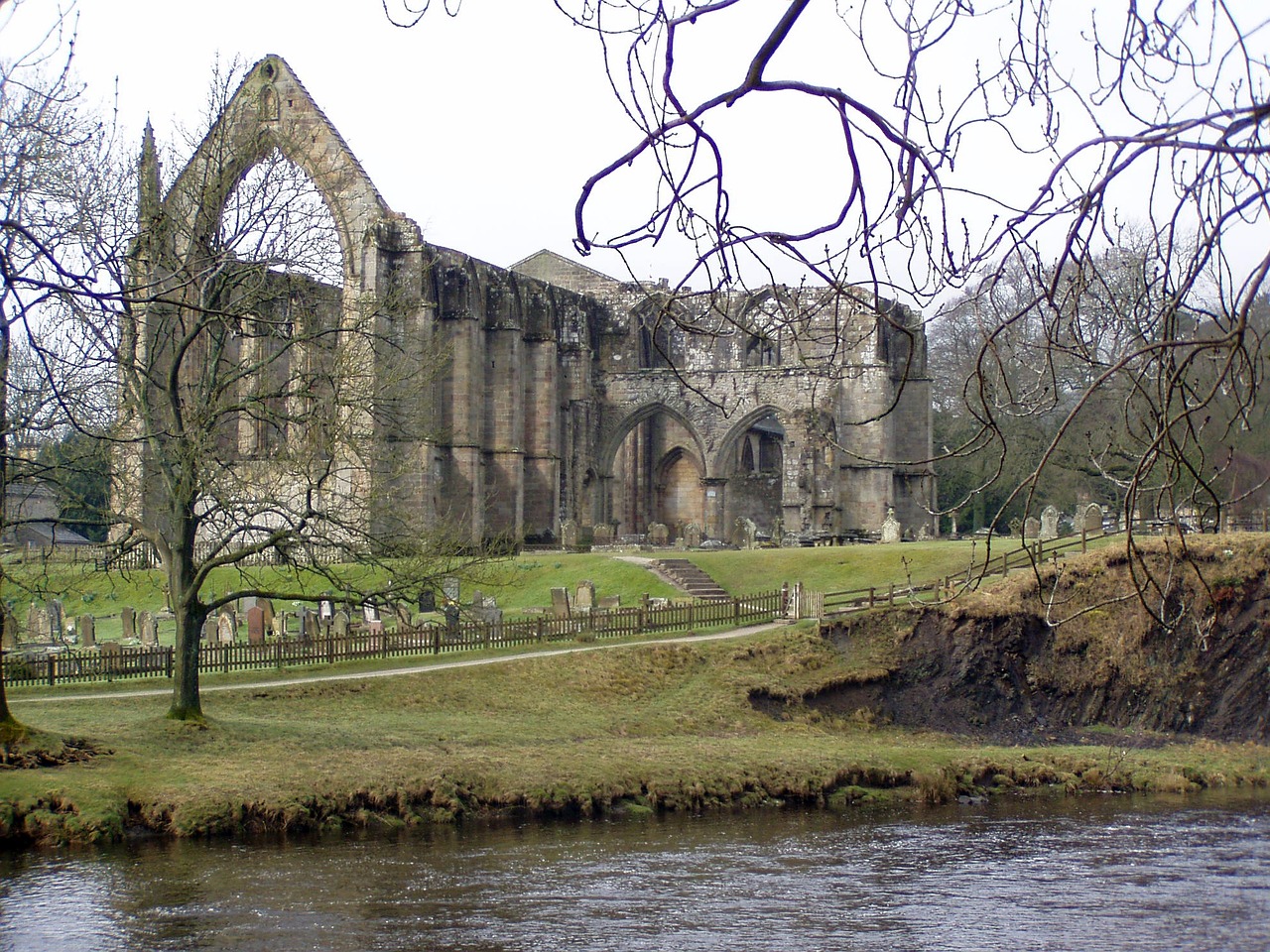 ruin monastery church free photo