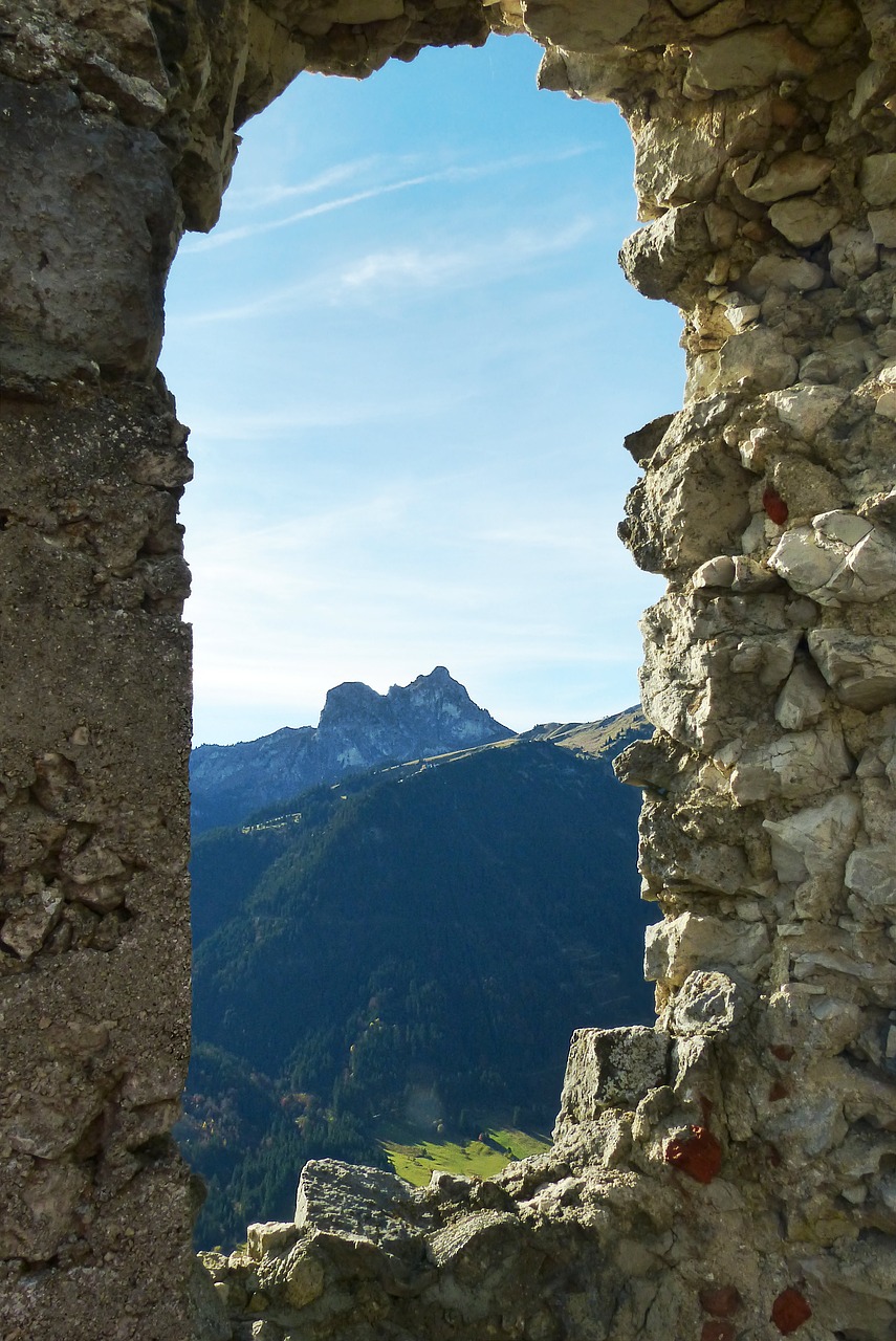 ruin falkenstein falkenstein by looking free photo