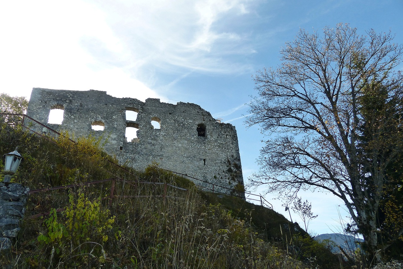 ruin falkenstein falkenstein highest castle of in germany free photo