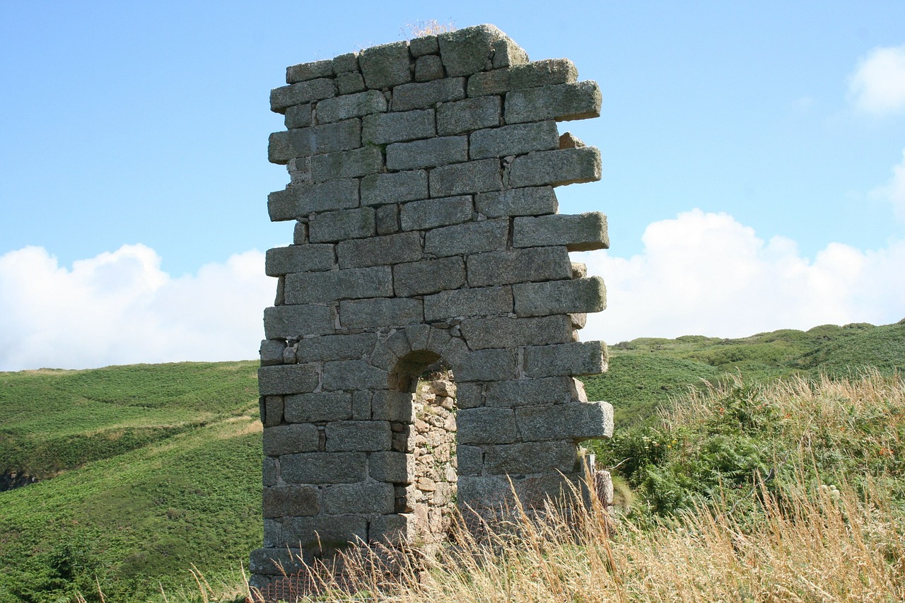 ruins landscape landmark free photo