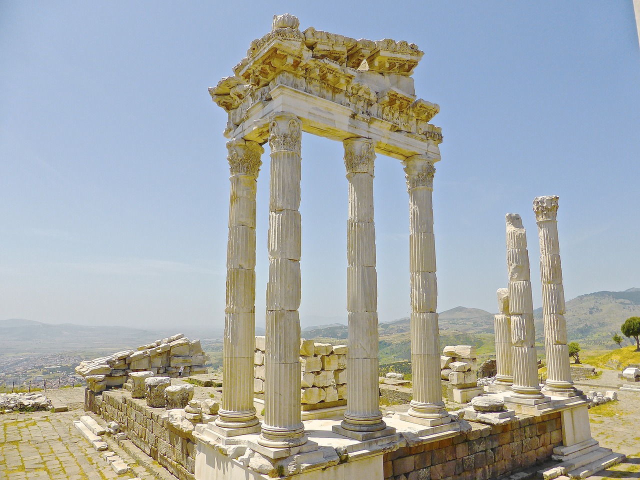 ruins ancient turkey free photo