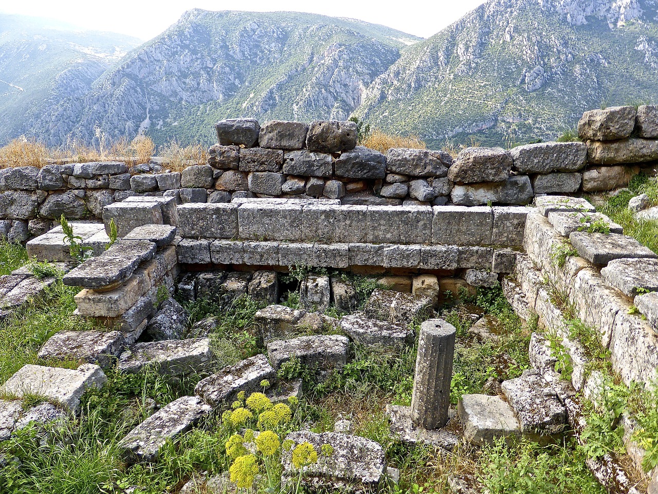 ruins temple roman free photo