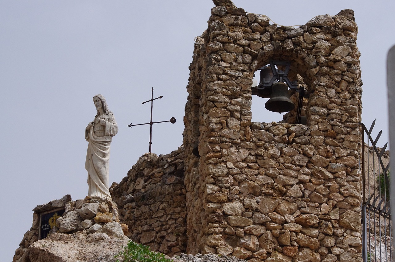 ruins church monastery free photo