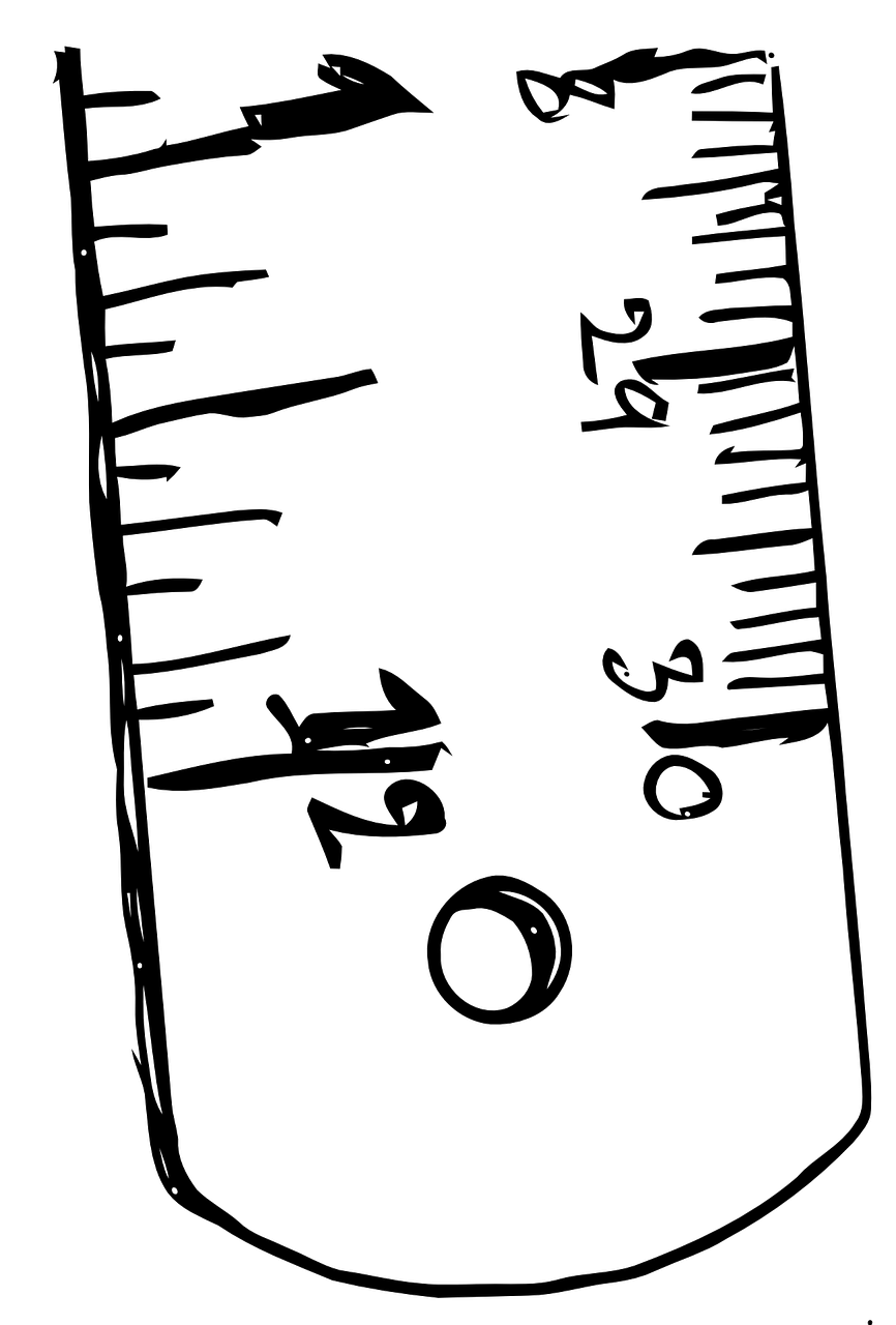 ruler length inches free photo