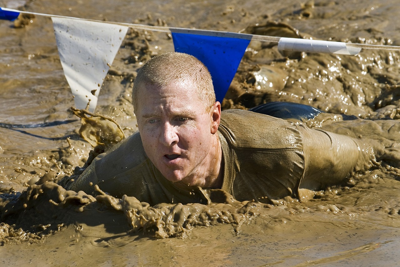 run mud competition free photo