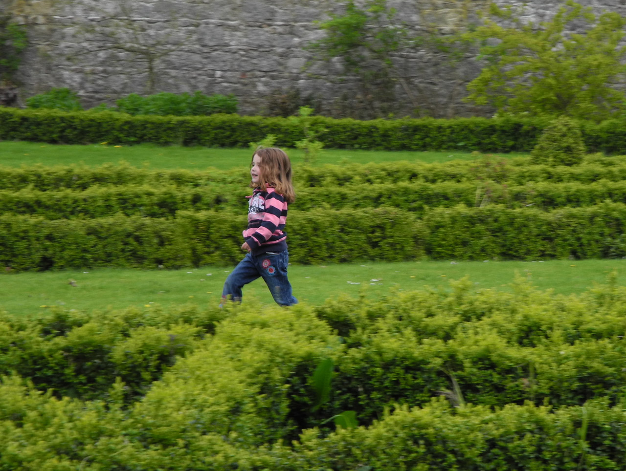 girl child running free photo