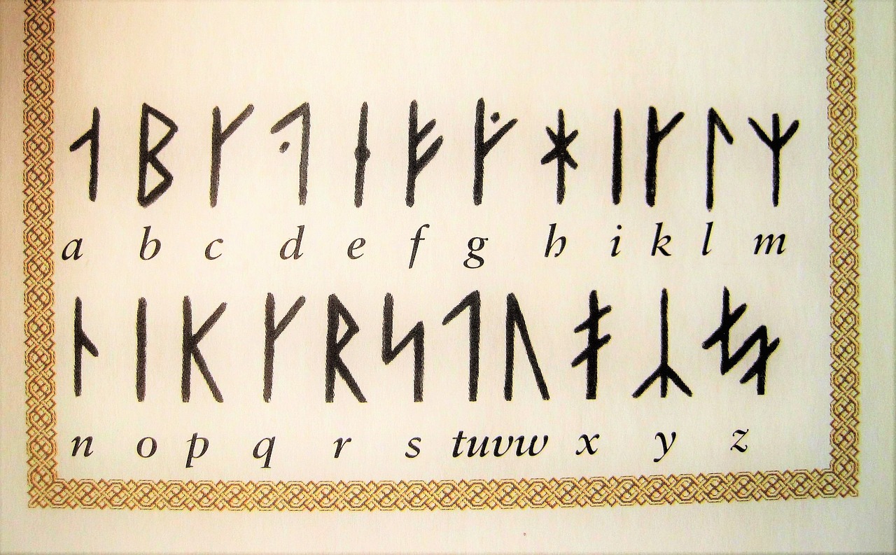 runic scripture germanic-characters old characters free photo