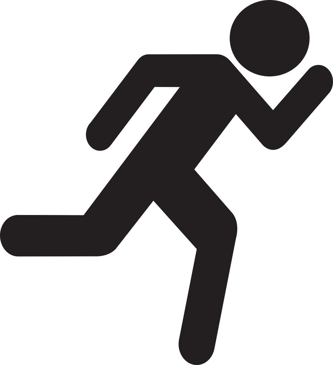 runner pictogram sport free photo