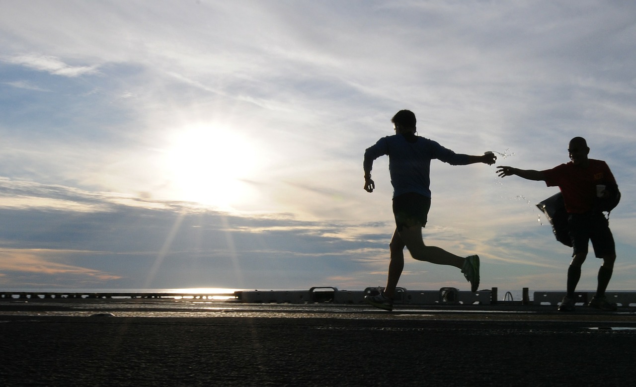 runner jogging morning free photo