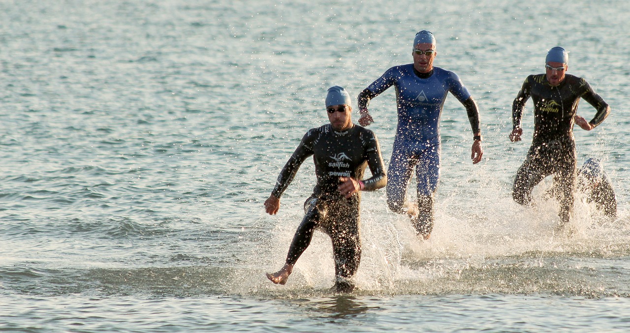 running sports swimming free photo