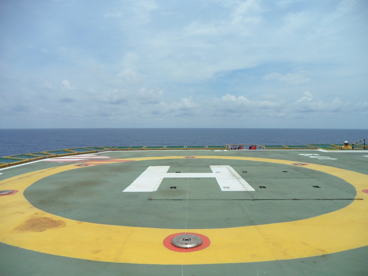 runway deck helideck free photo
