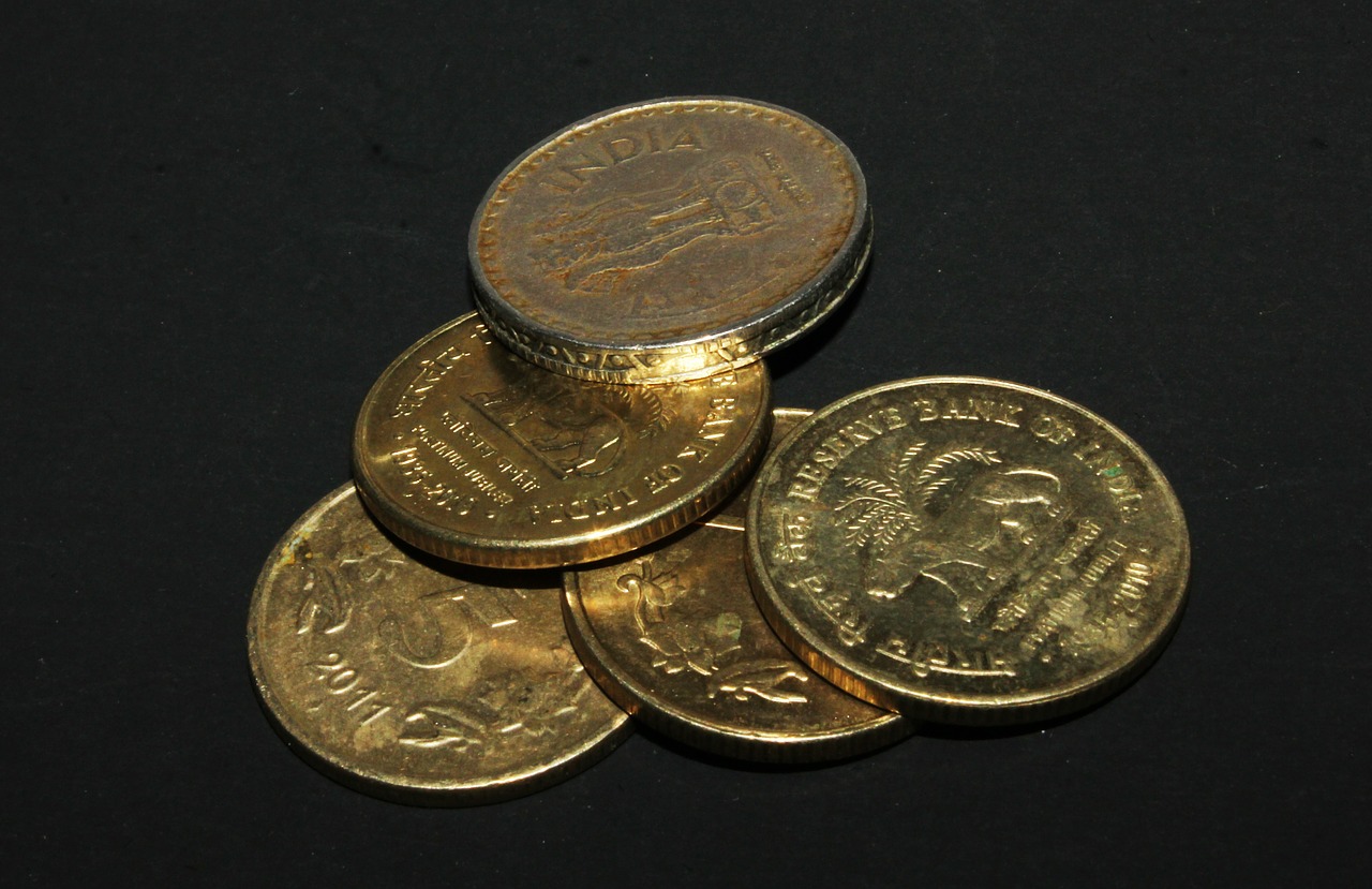 rupees money coins free photo
