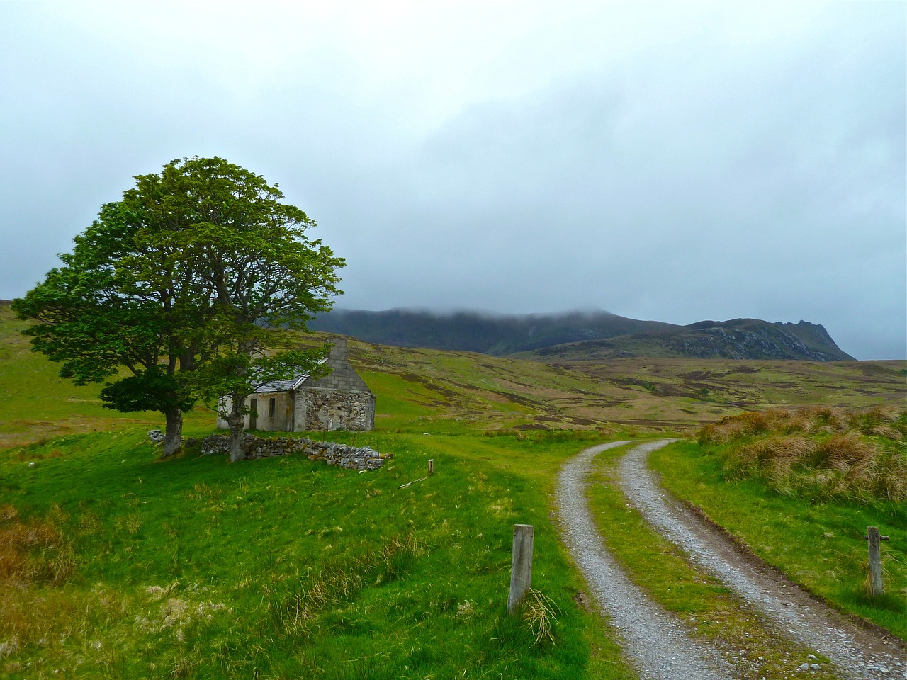 rural misty cloud free photo