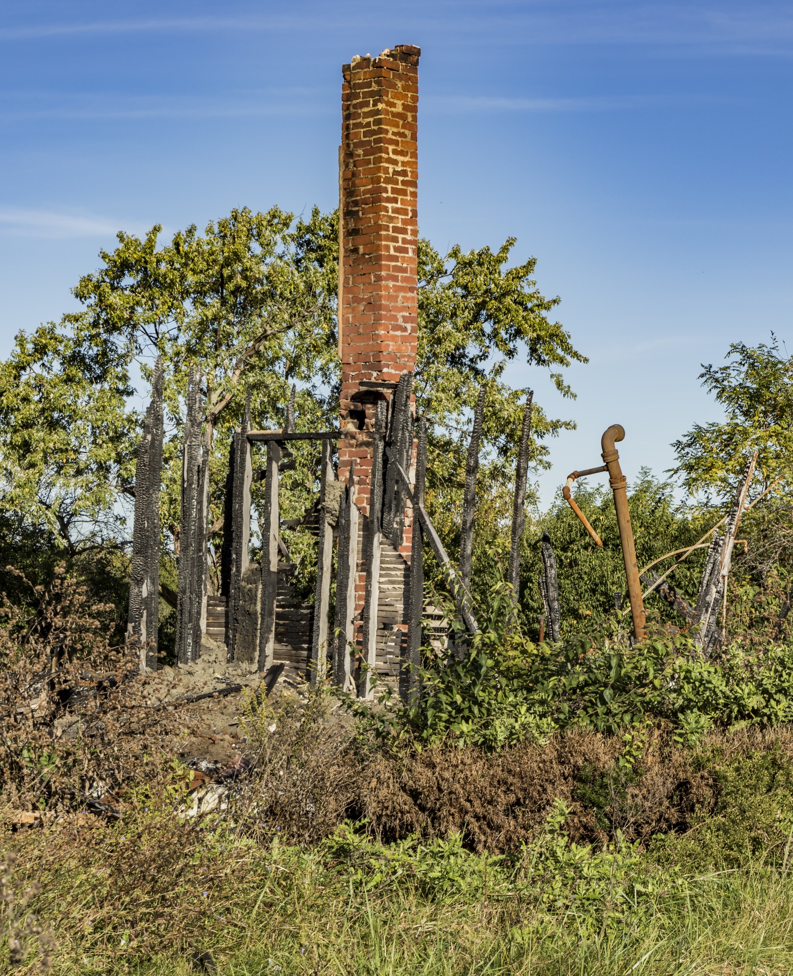 fire destruction destroyed free photo