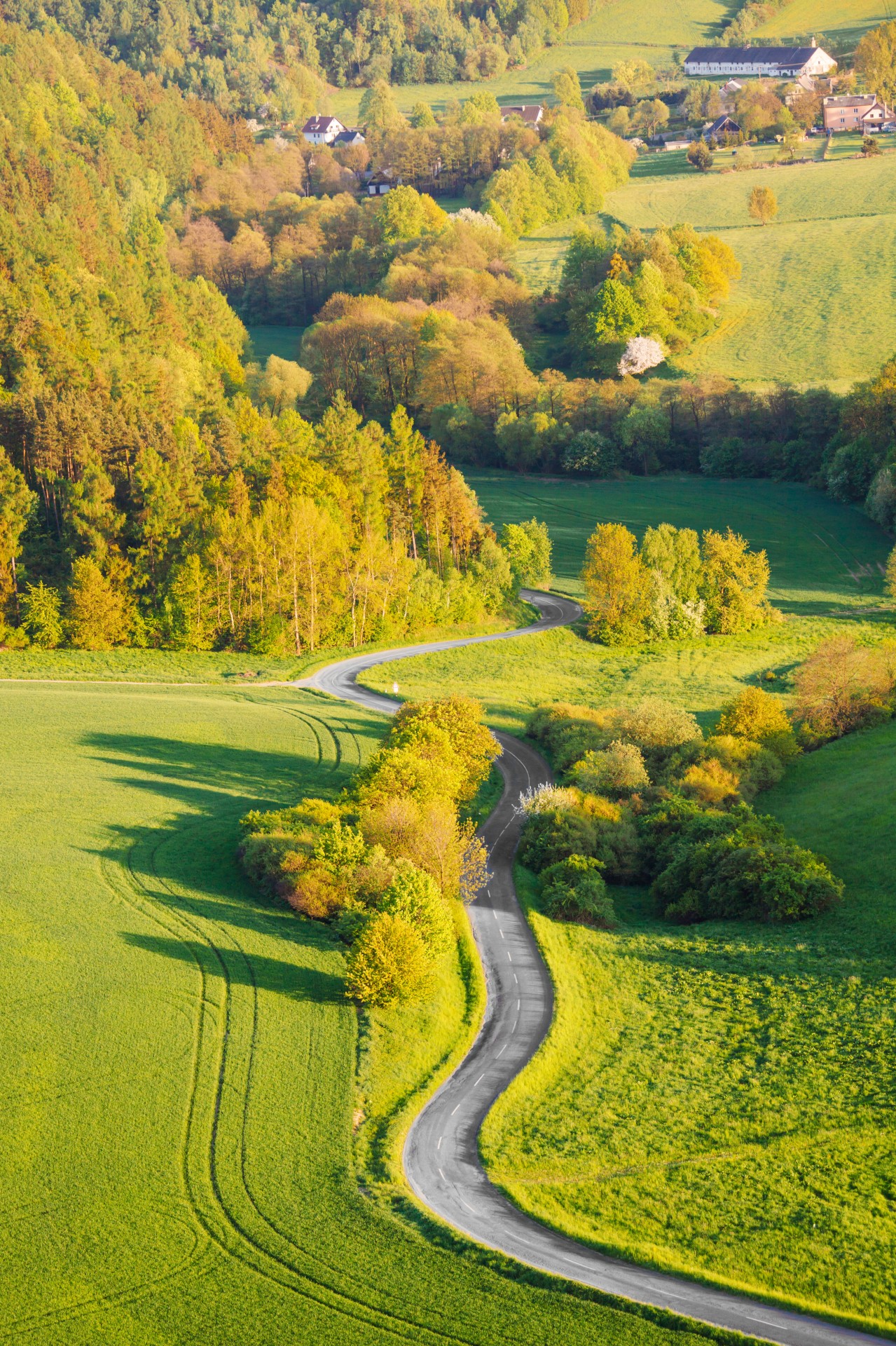 road countryside rural free photo