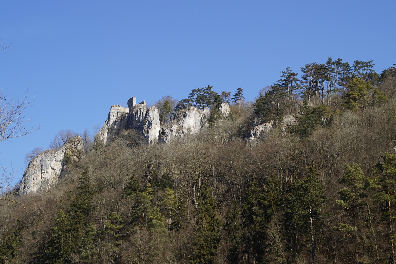 rusenschloss ruin blaubeuren free photo